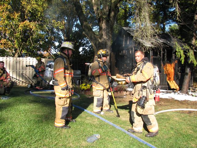 Shed Fire - Oct 20, 2009